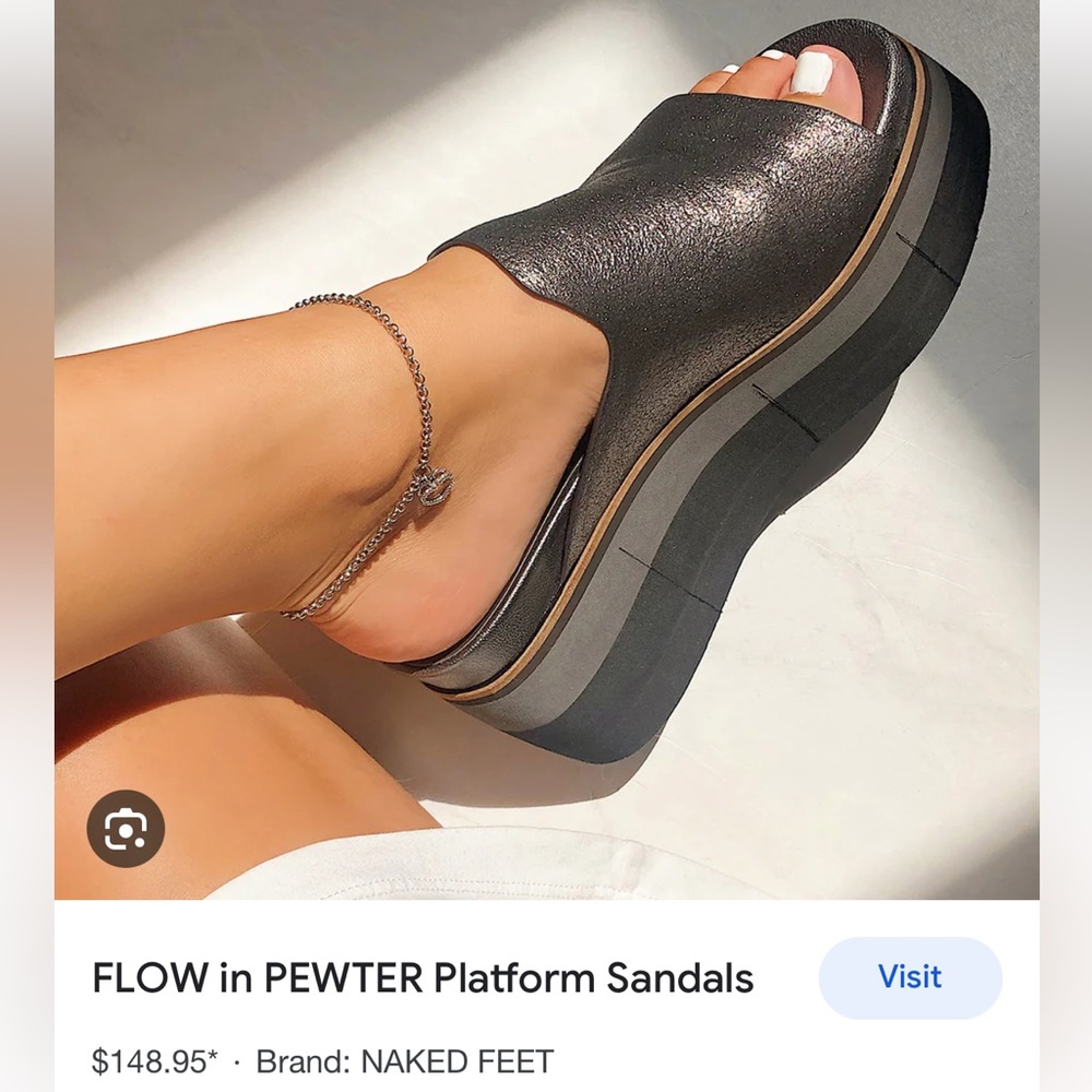 Naked Feet Platform Wedges